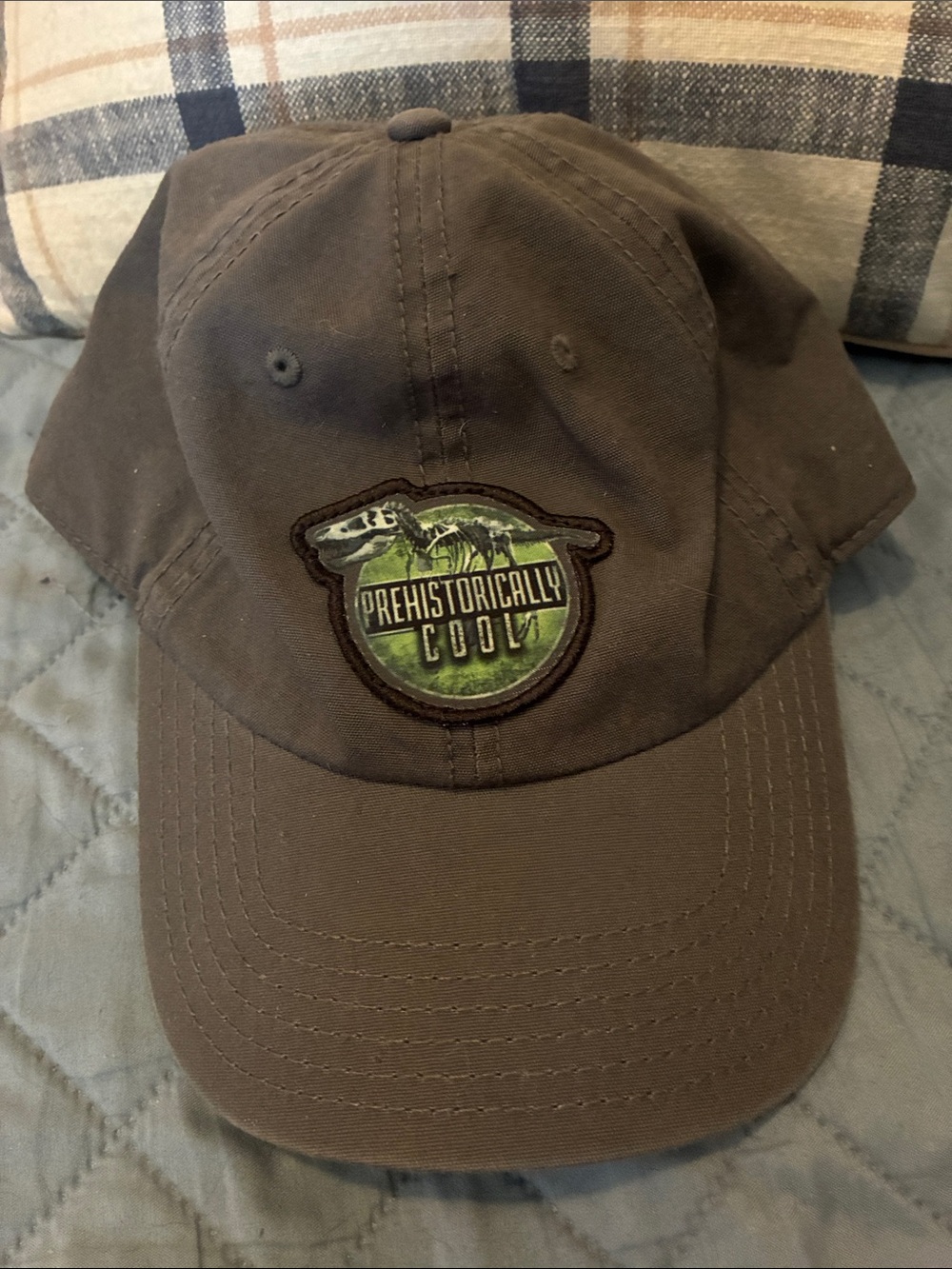 Prehistorically Cool Kaki Green  Baseball Cap - Men Accessories